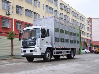 东风天锦单桥猪苗恒温车 铝合金畜禽运输的专业解决方案