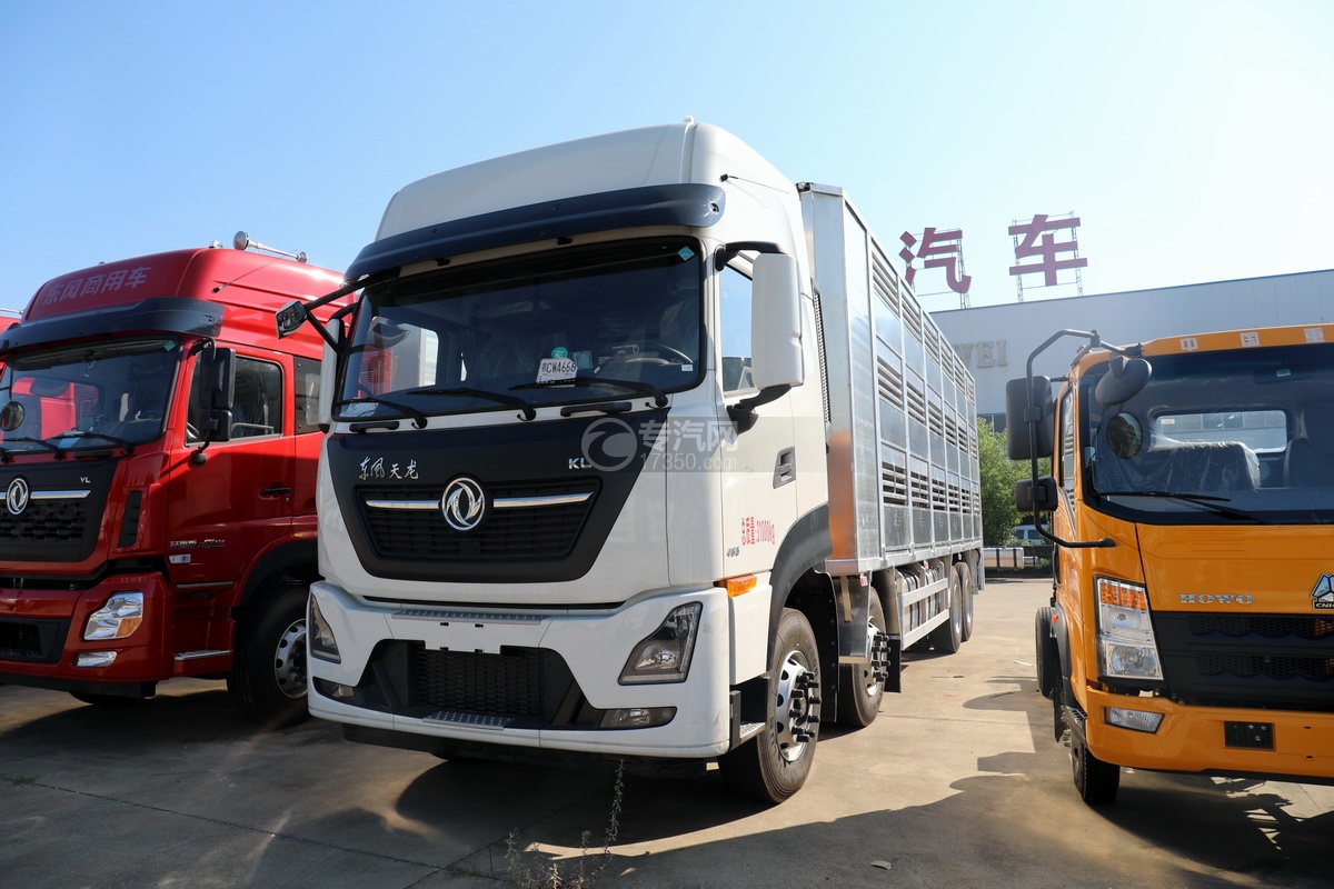 东风天龙KL前四后八国六畜禽运输车 专业可靠的移动牧场